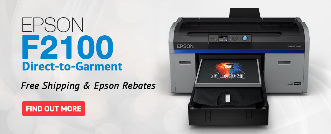 Epson F2100 Direct-to-Garment - Free Shipping & Epson Rebates