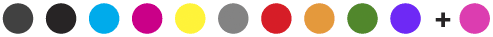 image showing the ink colors for the canon gp-2000 and gp-4000 wide format printers 