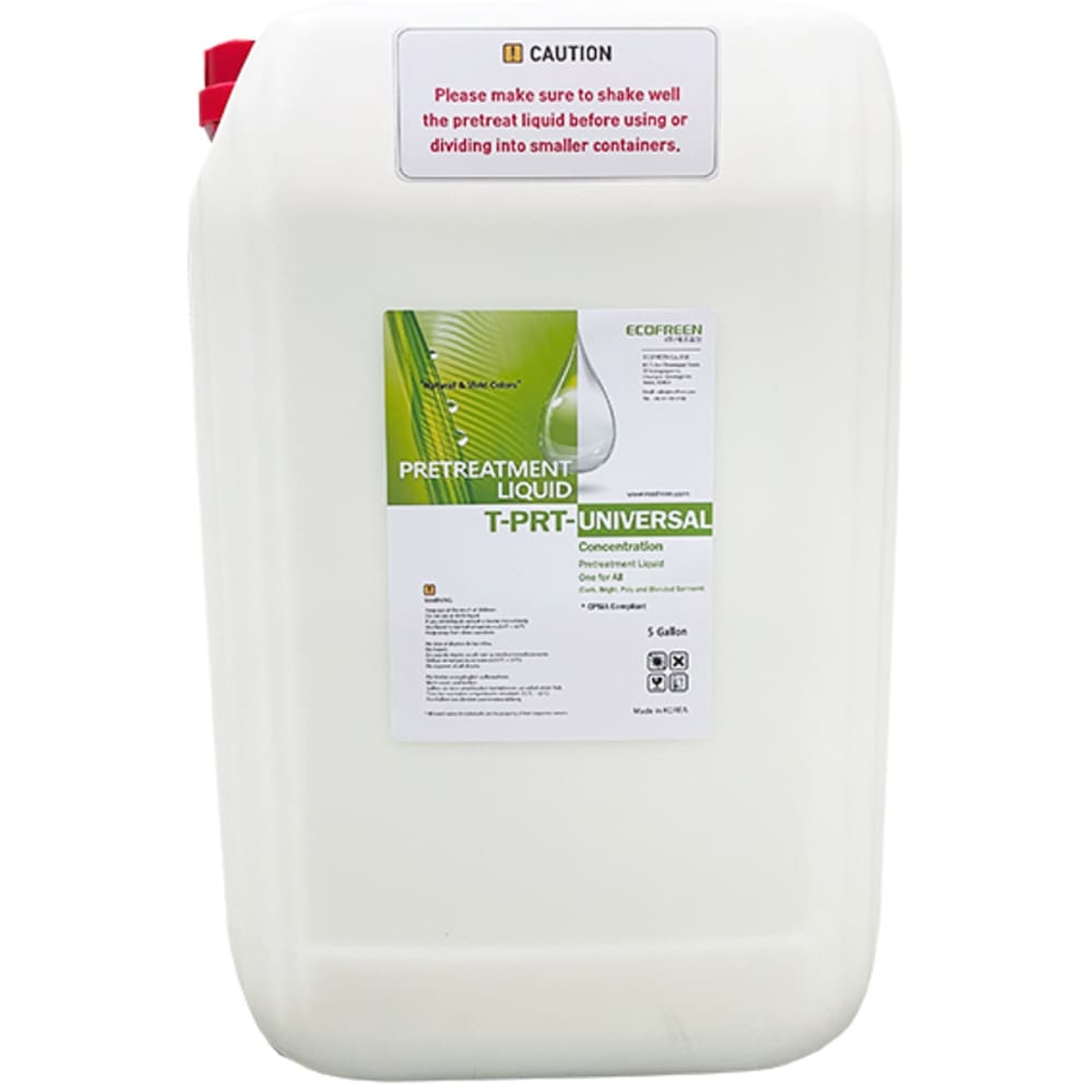 Ecofreen T-PRT-UNIVERSAL DTG Pretreat Liquid, 20 L pail