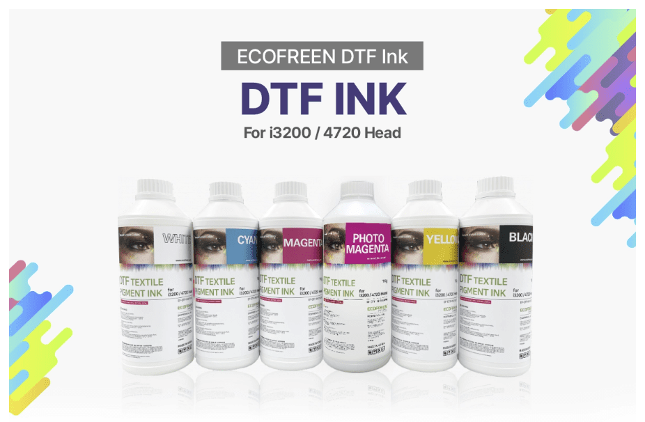 ecofreen white ink included with others compatible with i3200 / 4720 print head