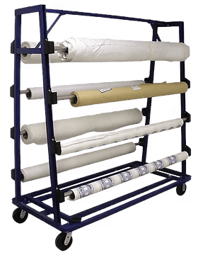 ait model 125 b fabric rolling cart