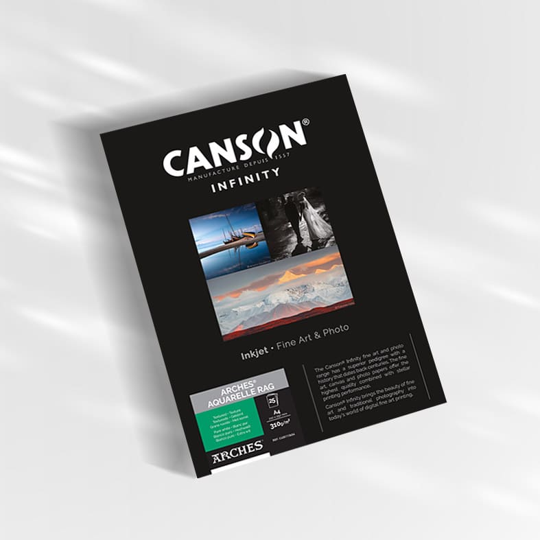 Canson Infinity ARCHES Aquarelle Rag 310 gsm fine art inkjet paper