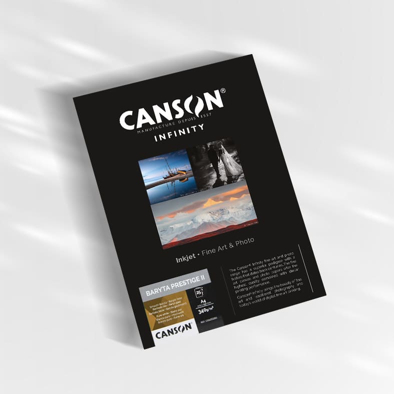 Canson Infinity Baryta Prestige II 340 gsm gloss baryta paper