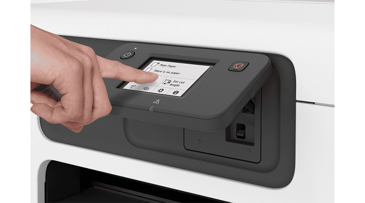 Canon imagePROGRAF TC-21 2.7-inch tilted touchscreen control panel