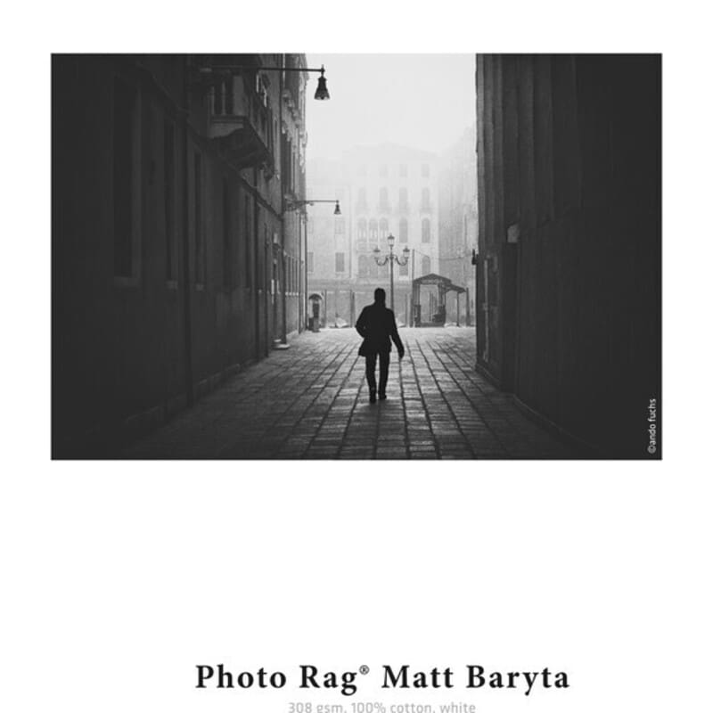 Hahnemühle Photo Rag Matt Baryta inkjet media (official Hahnemühle image)