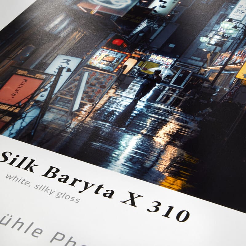 Hahnemühle Photo Silk Baryta X inkjet media (official Hahnemühle image)
