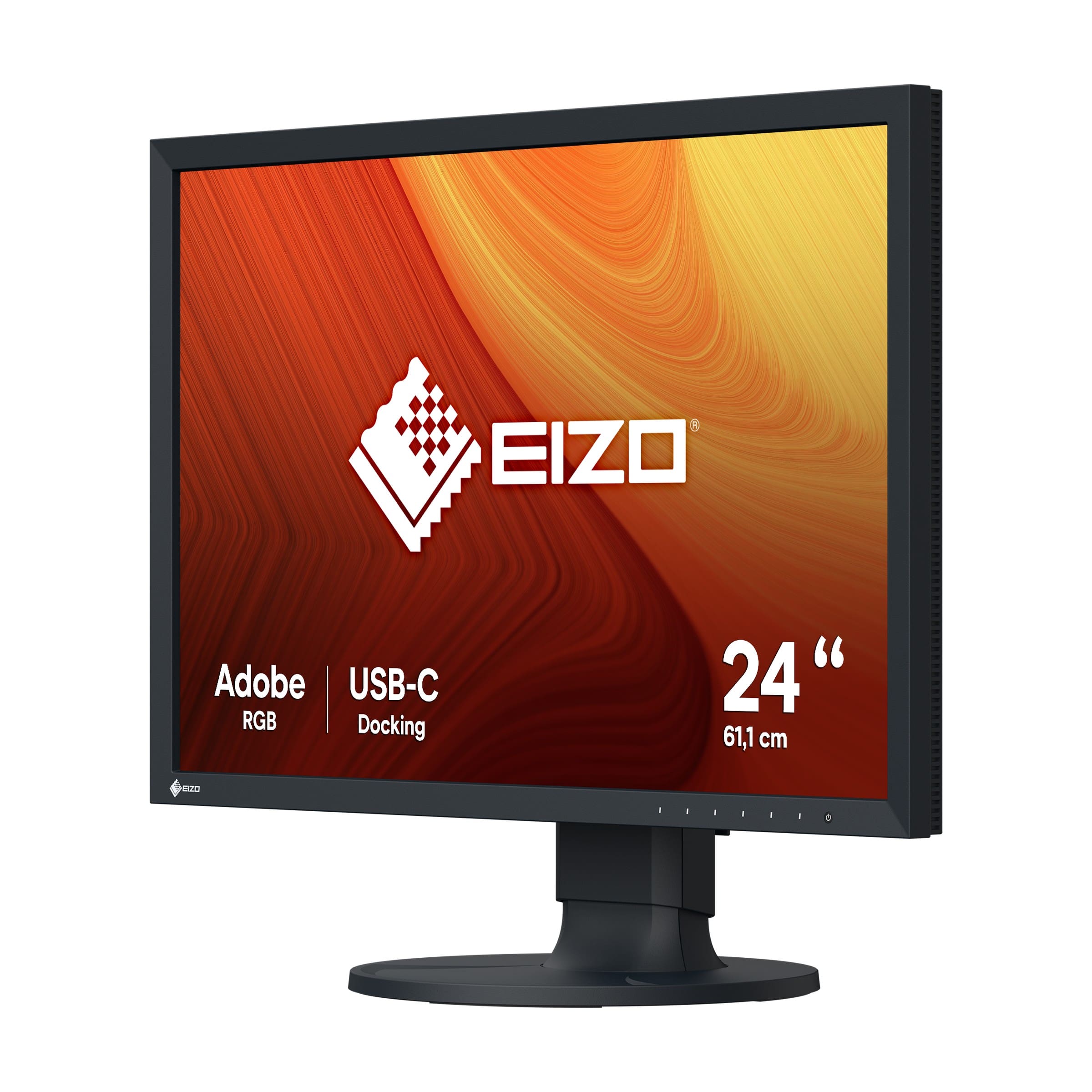 Eizo ColorEdge CS2400S 24-inch monitor showing a photo edit in editing software