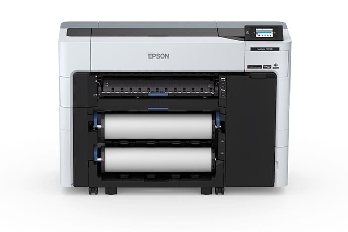 Epson SureColor P6570D 24-inch dual-roll production printer, front view