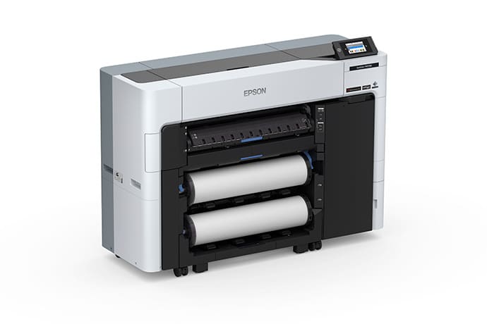 Epson SureColor P6570D 24-inch dual-roll production printer, right angle view