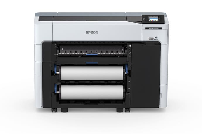 Epson SureColor P6570DE 24-inch dual-roll production printer, front view