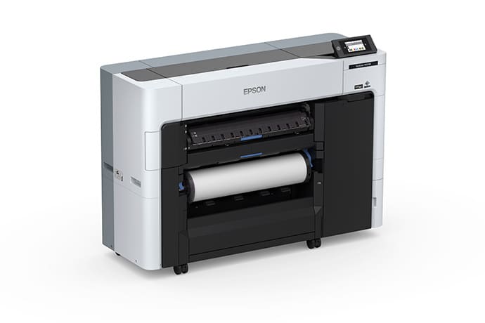 Epson SureColor P6570E 24-inch single-roll production printer, right angle view