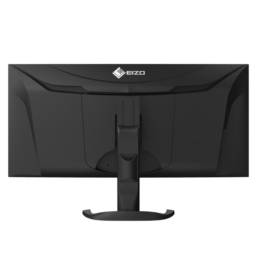 Eizo FlexScan EV3450XC 34.1" Curved Ultrawide Monitor, rear view in black