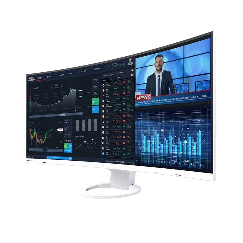 Eizo FlexScan EV3895 37.5″ Curved Ultrawide Monitor - Image 2