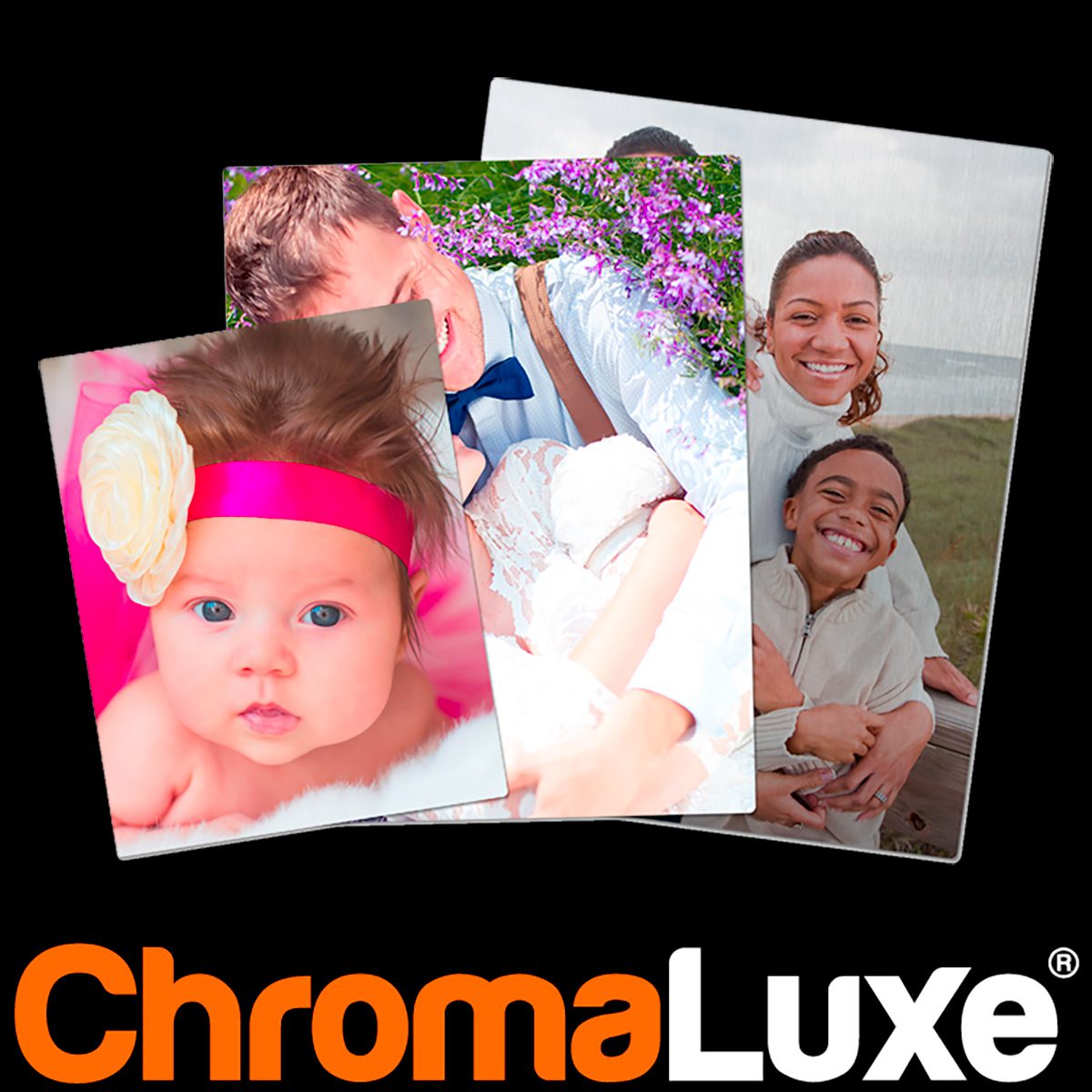 ChromaLuxe Gloss Clear Aluminum Photo Panel 11.75" x 11.75"