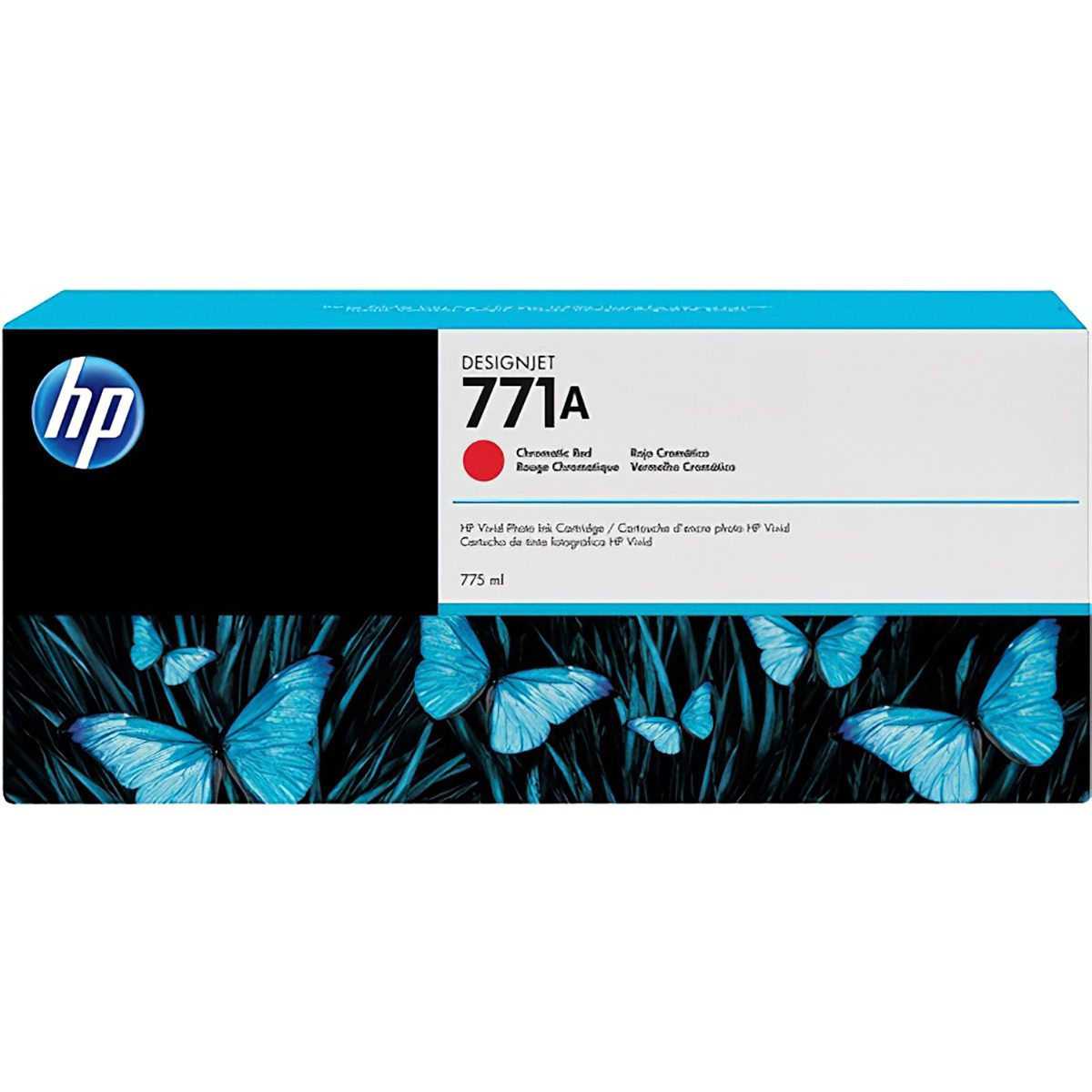 HP 771A 775 ml Chromatic Red DesignJet Ink Cartridge