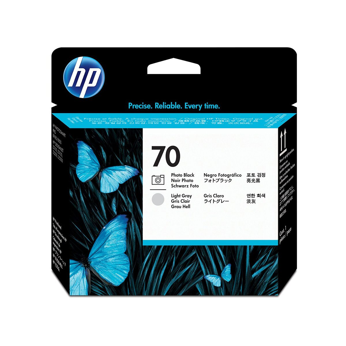 HP 70 Photo Black & Light Gray Printhead