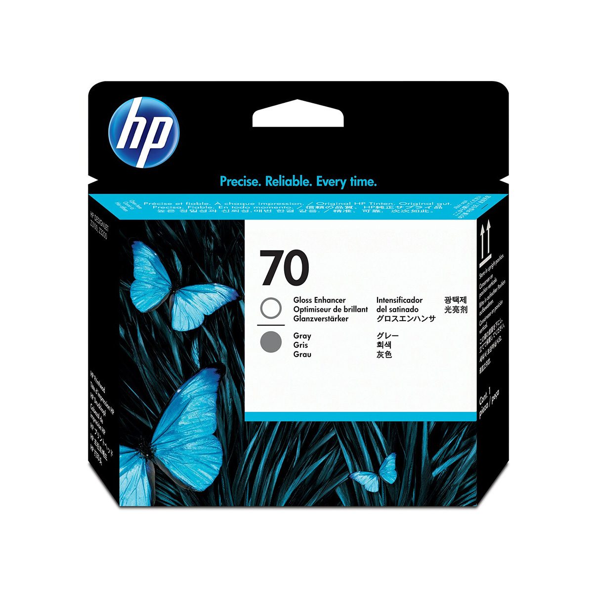 HP 70, (C9410A) Gloss Enhancer/Gray Printhead