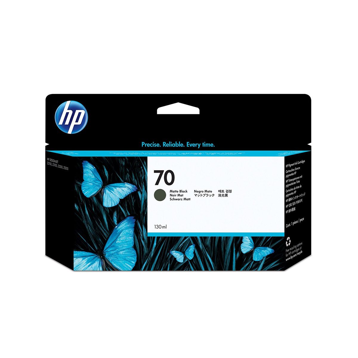 HP 70 Matte Black 130 ml Ink Cartridge
