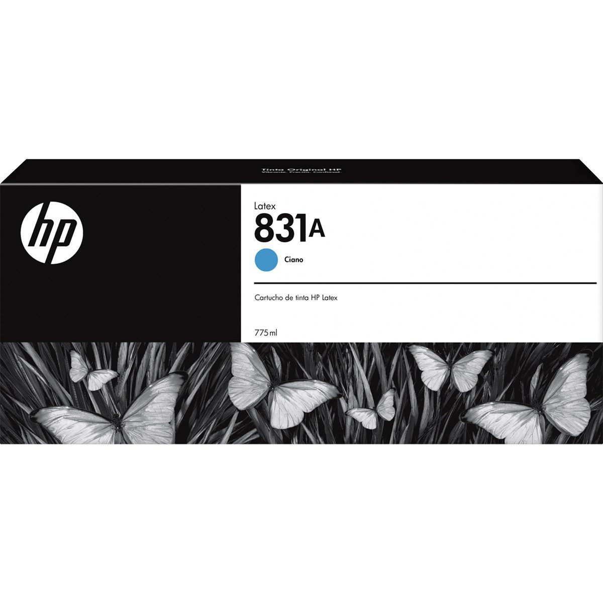 HP 831A 775 ml Cyan Latex Ink Cartridge